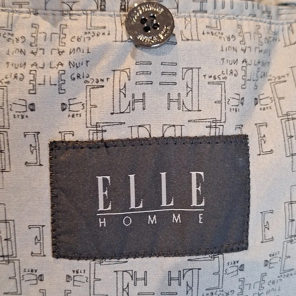Elle Homme utility blazer with removable high neck colar